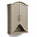 Dressoir met dubbele deuren van hout in beige 80 x 40 x 120cm